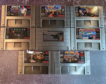 Limitierte Trump Retro Gaming Challenge Coin Kollektion, 7-teiliges Set – nur 20 komplette Sets jemals produziert