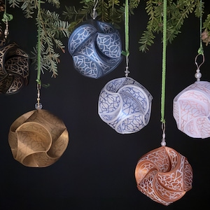 Individueel elegant onbreekbaar kerstornament, 6 kleuropties beschikbaar, Jada Lane-collectie