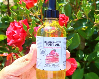 Strawberry Shortcake Artisan Handcrafted Natural Organic Extrait de Pa –  OverSoyed Fine Organic Products