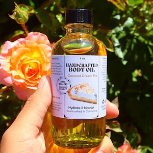 Handcrafted Coconut Cream Pie Body Oil