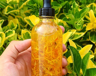 Organic Handcrafted Pure Calendula Oil