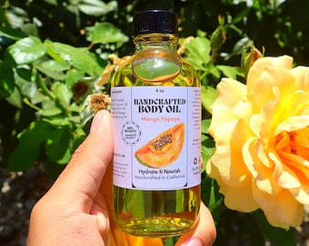 Handcrafted Mango Papaya Body Oil