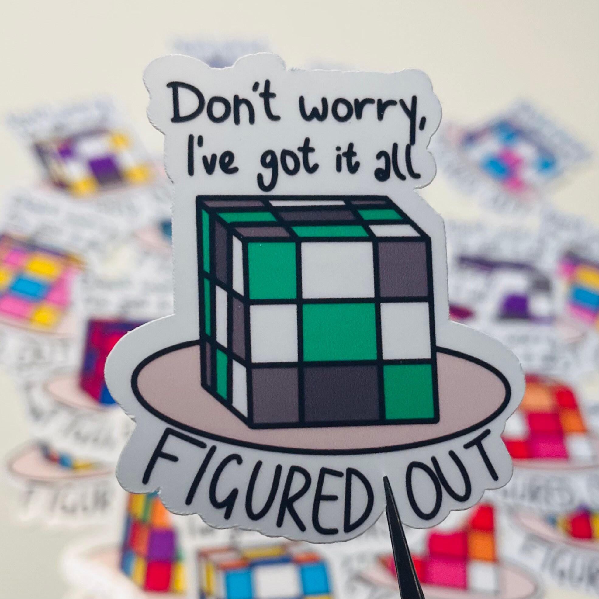 Sticky Ricky Rubik's Cube Rubik’s Cube Pride Stickers | Pride Sticker | Various LGBTQ+ Flags ...