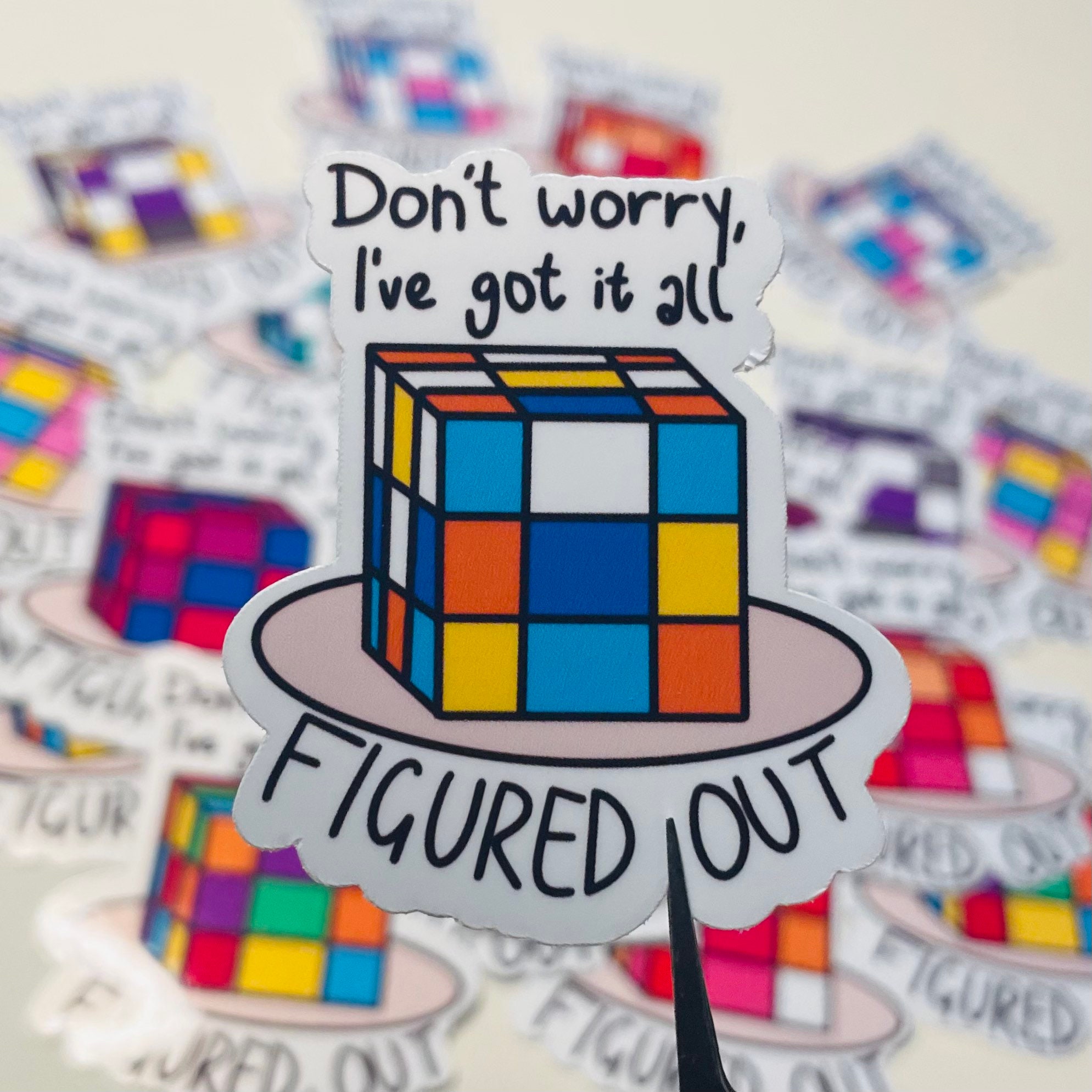 Sticky Ricky Rubik's Cube Rubik’s Cube Pride Stickers | Pride Sticker | Various LGBTQ+ Flags ...