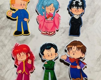 Adesivi Yu Yu Hakusho / Fan Art YYH / Adesivi YYH / Adesivi Anime anni '90