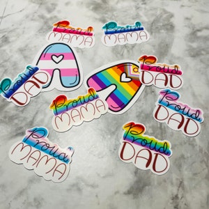 LGBTQ+ Ally Stickers | LGBTQ+ Proud Parents Stickers