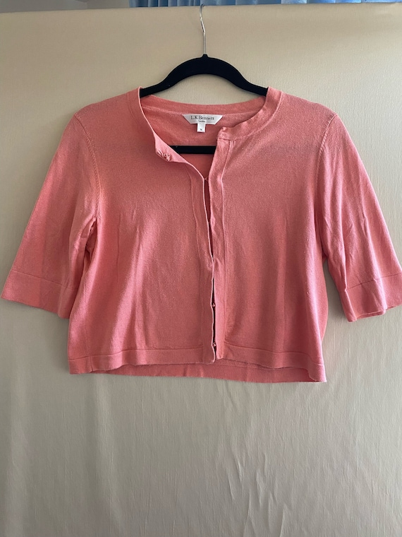 LK Bennett Pink Blouse Mid-Length Sleeve