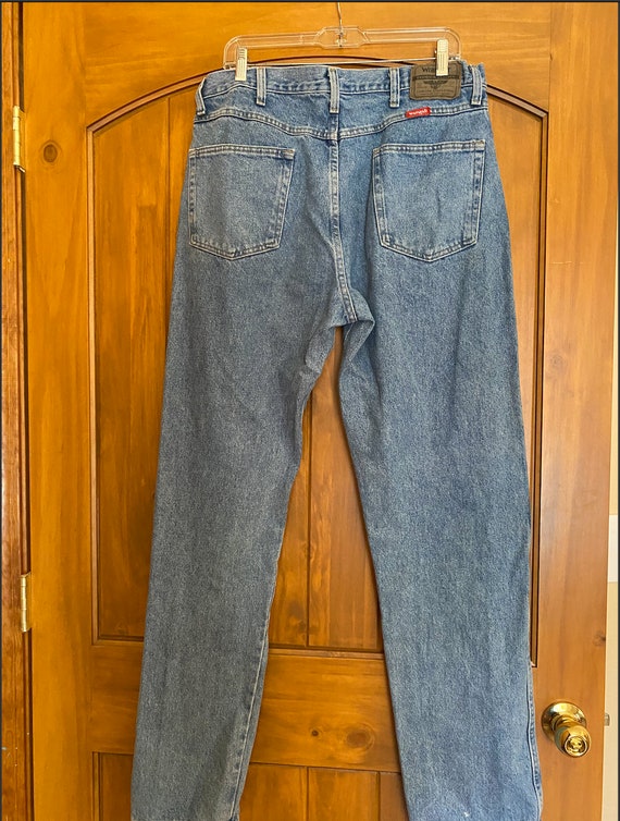 Mens Vintage Wrangler Jeans Medium Wash - image 2