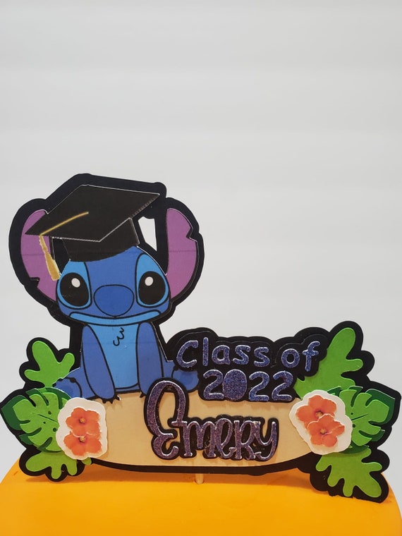 Stitch Graduation Cake Topper Etsy
