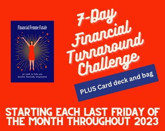 Desafio Financeiro de 7 Dias da Mulher Fatale: Baralho e Bolsa