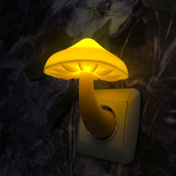 Mushroom Night Light Etsy
