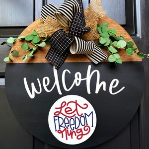 Interchangeable Door Hanger | Welcome Door Hanger | Interchangeable Sign