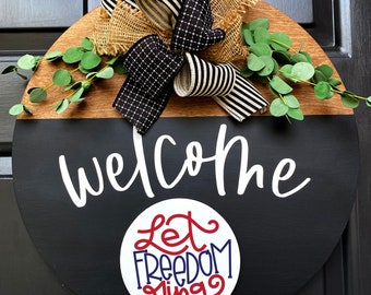 Interchangeable Door Hanger | Welcome Door Hanger | Interchangeable Sign