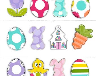 Easter Attachments | Spring Decor | Interchangeable Sign | Interchangeable Door Hanger | Spring Door