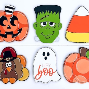 Fall Halloween Attachments | Fall Interchangeable Sign | Halloween Door Hanger | Interchangeable Sign | Interchangeable Door Hanger