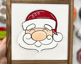 Santa Attachment | Interchangeable Sign | Interchangeable Door Hanger