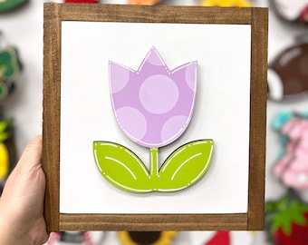 Tulip Attachment | Interchangeable Sign | Interchangeable Door Hanger