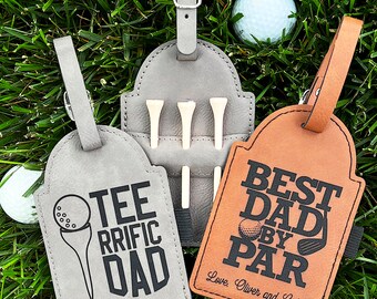 Golf Bag Tag | Father's Day Golf Gift | Personalized Mens Gift