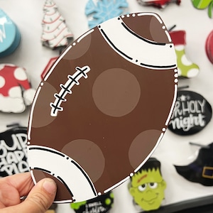 Football Attachment | Interchangeable Sign | Interchangeable Door Hanger