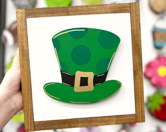 Leprechaun Hat Attachment | Interchangeable Sign | Interchangeable Door Hanger