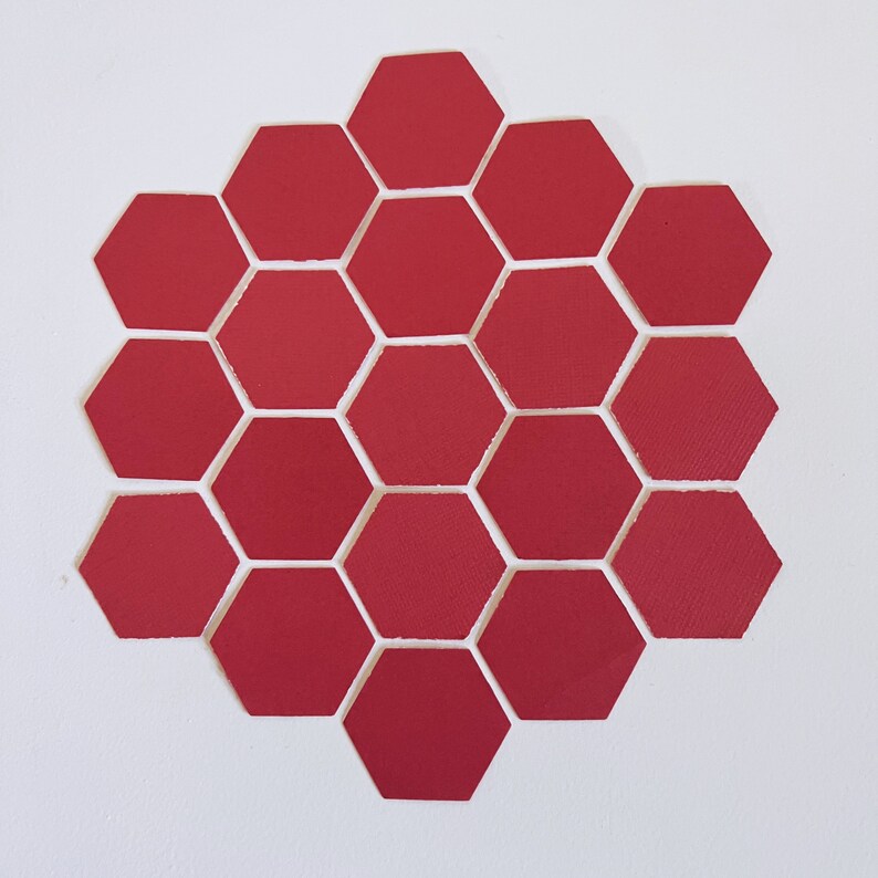EPP Hexagon Templates different Sizes English Paper Piecing Hexagons ...