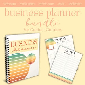 Social Media Planner, Business Planner, Content Planner, Small business Content calendar, Printable digital marketing planner, Social Media