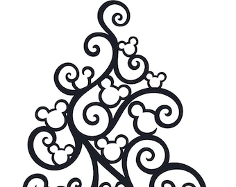 Mickey-swirly-kerstboom