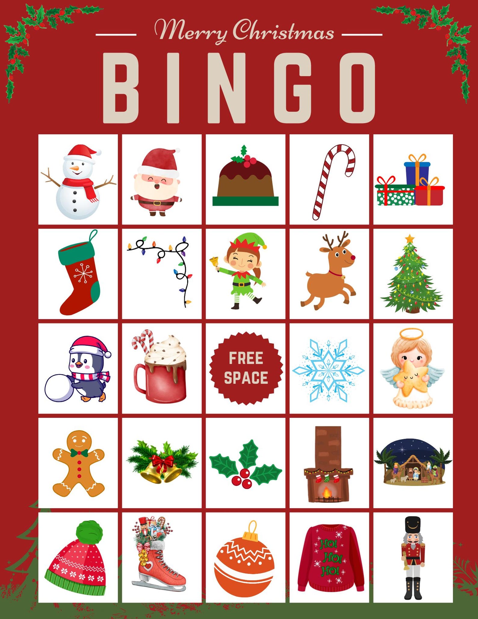 ¡Bingo navideño a lo grande! - Etsy México