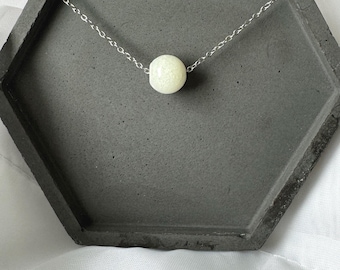 Collar de cuentas de leche materna • Regalo del Día de la Madre para la esposa de parte del esposo • Joyería sentimental de leche materna • Recuerdo hecho a mano para mamás primerizas