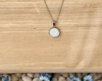 Aandenkenketting moedermelk • Moederdagcadeau voor vrouw • Moederschapssieraden • Moedermelkhanger van echtgenoot • Handgemaakte aandenken