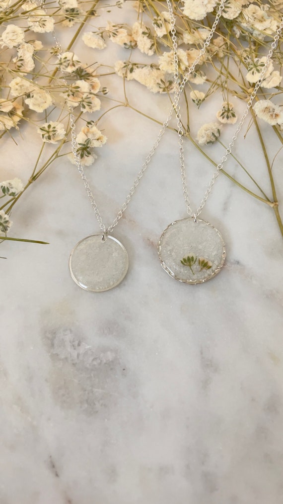 Handmade Breastmilk Keepsake Necklace: Personalized Motherhood