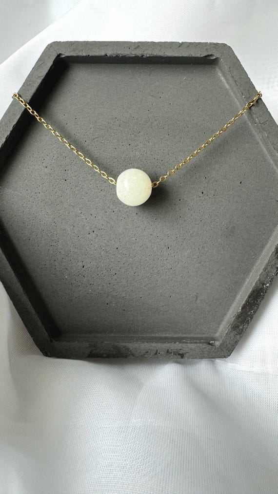 Custom Breastmilk Bead Necklace • Breastmilk Jewelry Keepsake • Mother's Day Gift for Wife • Handmade Motherhood Necklace from Husband