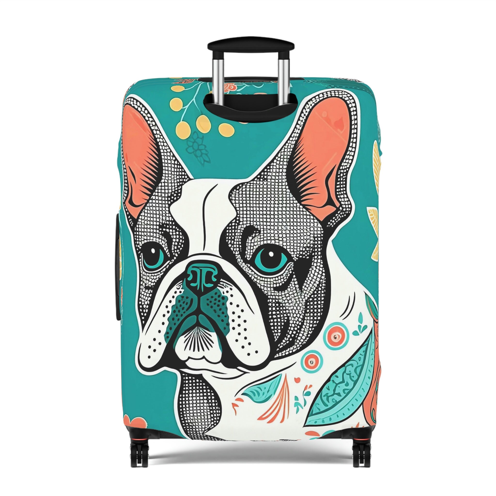 Retro French Bulldog Suitcase Cover Luggage Cover Luggage Cover