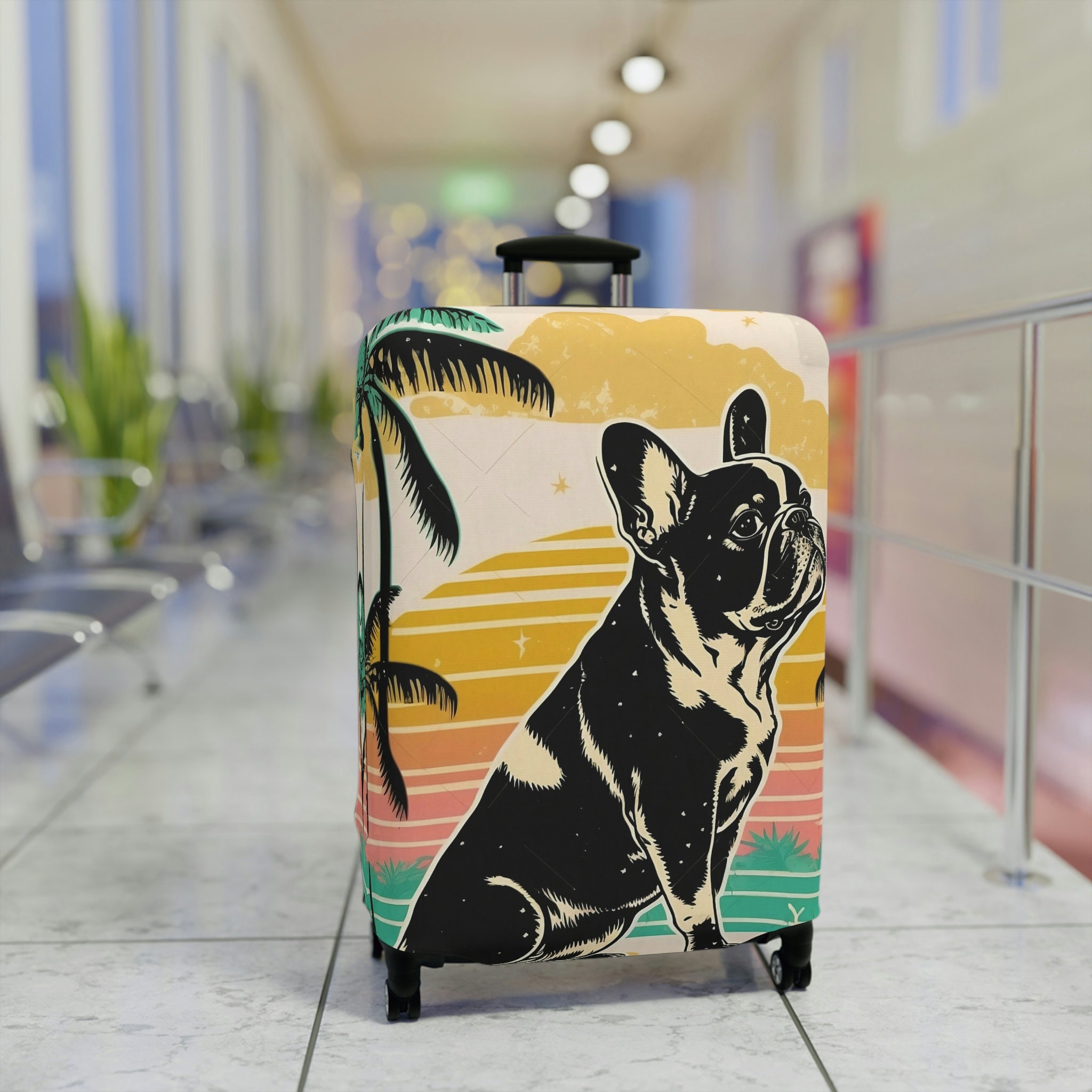 Tamiger Kofferabdeckung Mit Italien-Karte | Elastisch & Waschbar | 4 Größen S-XL