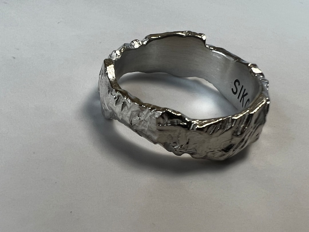 ★SENTIMENTS★ NO.309 [SILVER] ROUND METEOR RING Meteor 999 Pure Silver Ring, Anniversary Gift, Personalized