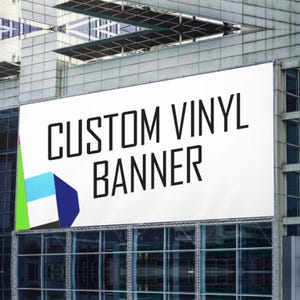 Business Vinyl Banners, Business Signs, Any Color Image Text Logo, Waterproof Outdoor banners, Indoor Banners