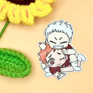 HQ Chibi Anime Die-Cut Water Resistant Sticker