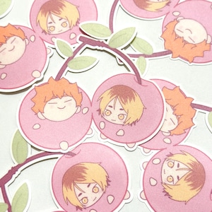 HQ Chibi Anime Die-Cut Water Resistant Sticker