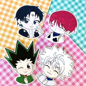 Chibi Anime Die-Cut Water Resistant Sticker