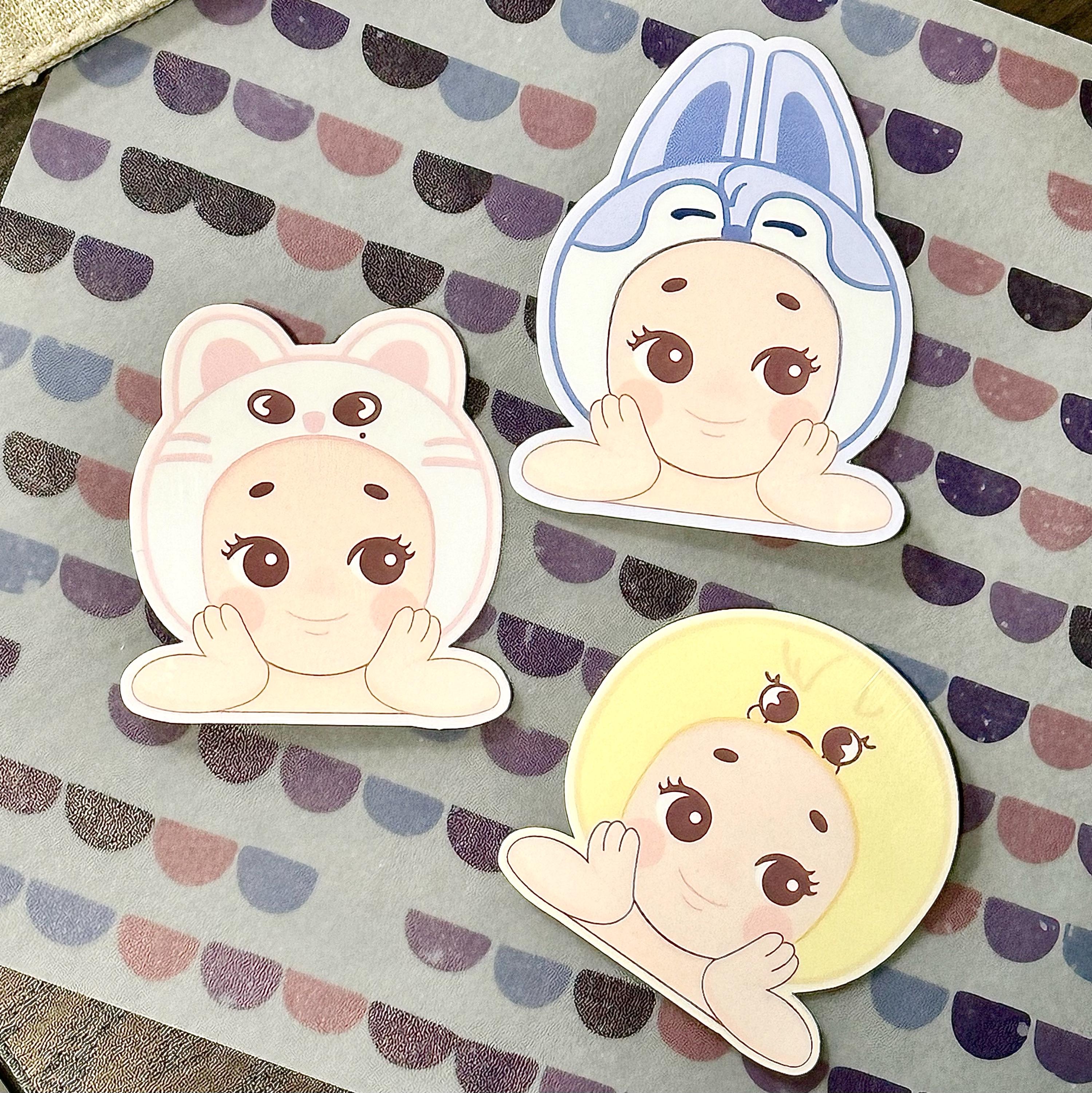 SK Angels Stickers || K-pop Sticker || Die-cut Glossy Water Resistant ...