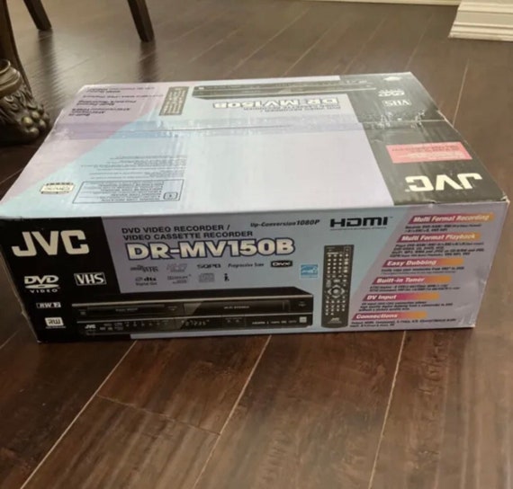 Jvc DRMV150B Dvd Vcr Combo Player VHS to DVD Recording New Etsy
