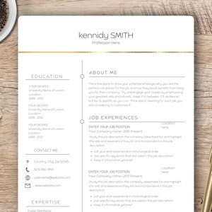 Resume Template Canva, resume template, Modern Resume, Simple Resume Design, Professional CV Template, resume template google docs, resume