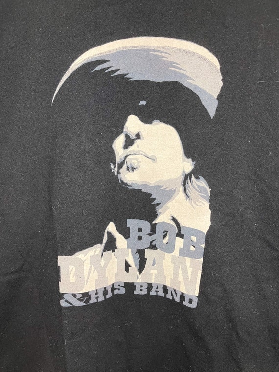 Large Bob Dylan concert band tee shirt - image 3