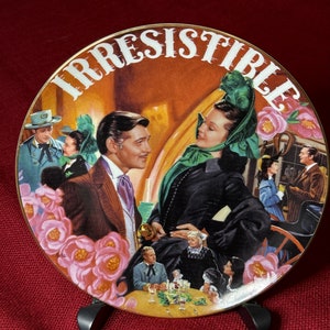 Gone With the Wind &quot;Irresistible’. Collectors Plate