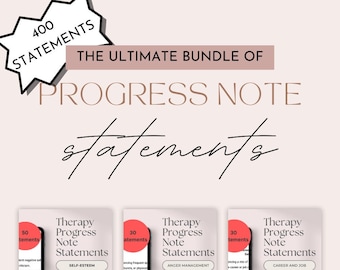 Verklaringen voortgangsnota therapie MEGA-bundel| 400 afschriften | Direct downloaden | Aantekeningen psychotherapie | Sjabloon voortgangsnotitie | Therapie