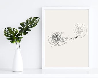 CARTEL de Salud Mental / pared de la galería / decoración de terapia / asesoramiento / oficina del terapeuta / salud mental / arte de la pared / Descargar / Oficina / Consejero