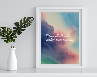 Psychische Gesundheit POSTER| Galeriewand | Therapie Dekor | Beratung| Therapeutenbüro| Büro| Beruhigend| Wandbild Büro| Dekor