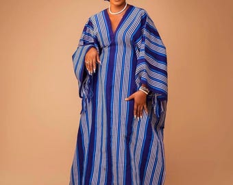 Abito Aso Oke Boubou fatto a mano / Caftano nigeriano, Abito da festa