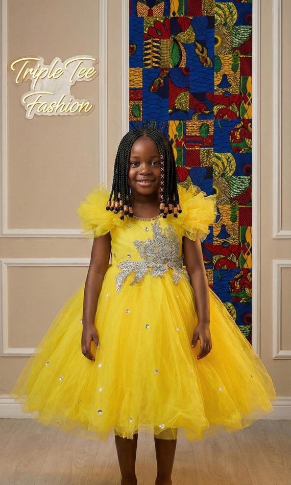 yellow birthday dress Shop Baby Girl Tulle Dress, 1st Dress, Baby Girl Tutu Princess Done especially for you Sunshine Petal Yellow Tulle Birthday
