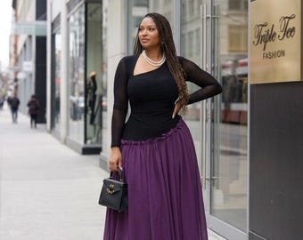 Elegant Transparent Mesh Maxi Dress| Sheer Long Sleeve Dress | Waist Snatching Evening Dress | Modest Glam Dress